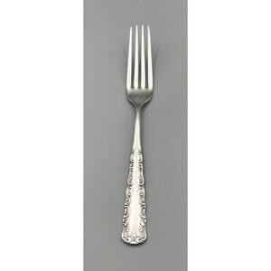 Vtg 1847 Rogers Bros Portland Dinner Fork 7.5" Silverplate Glossy 1891